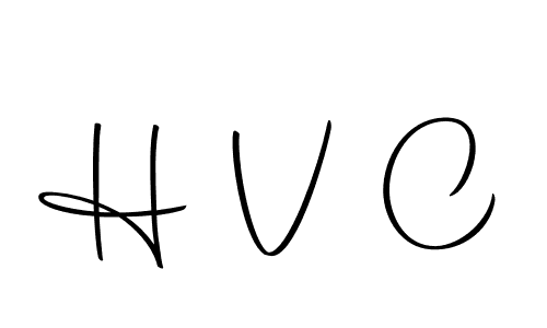 The best way (Autography-DOLnW) to make a short signature is to pick only two or three words in your name. The name H V C include a total of six letters. For converting this name. H V C signature style 10 images and pictures png