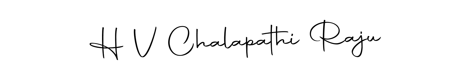 You should practise on your own different ways (Autography-DOLnW) to write your name (H V Chalapathi Raju) in signature. don't let someone else do it for you. H V Chalapathi Raju signature style 10 images and pictures png