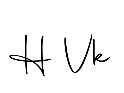 Here are the top 10 professional signature styles for the name H Vk. These are the best autograph styles you can use for your name. H Vk signature style 10 images and pictures png