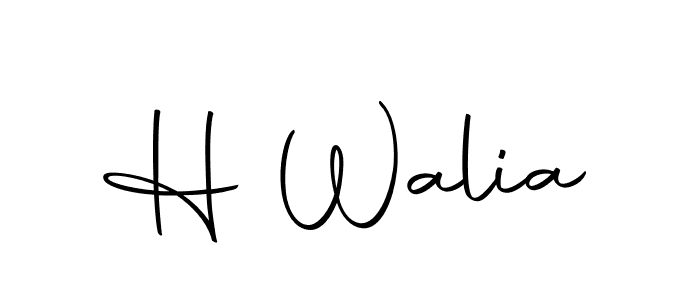H Walia stylish signature style. Best Handwritten Sign (Autography-DOLnW) for my name. Handwritten Signature Collection Ideas for my name H Walia. H Walia signature style 10 images and pictures png