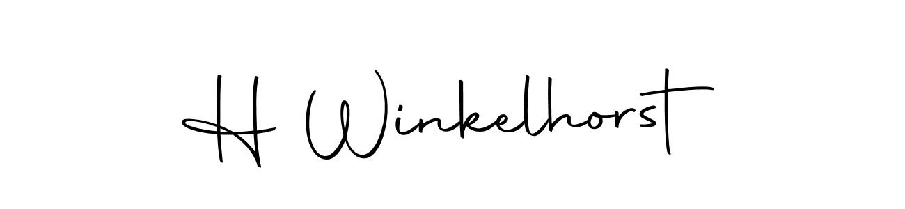 You should practise on your own different ways (Autography-DOLnW) to write your name (H Winkelhorst) in signature. don't let someone else do it for you. H Winkelhorst signature style 10 images and pictures png