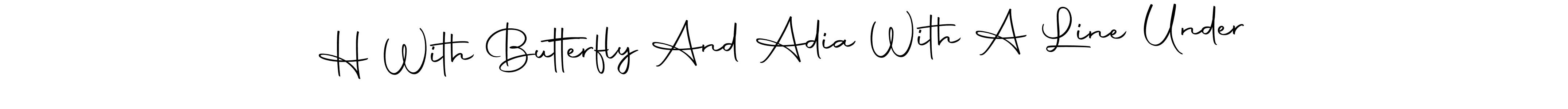 How to Draw H With Butterfly And Adia With A Line Under signature style? Autography-DOLnW is a latest design signature styles for name H With Butterfly And Adia With A Line Under. H With Butterfly And Adia With A Line Under signature style 10 images and pictures png