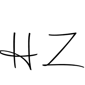 The best way (Autography-DOLnW) to make a short signature is to pick only two or three words in your name. The name H Z include a total of six letters. For converting this name. H Z signature style 10 images and pictures png