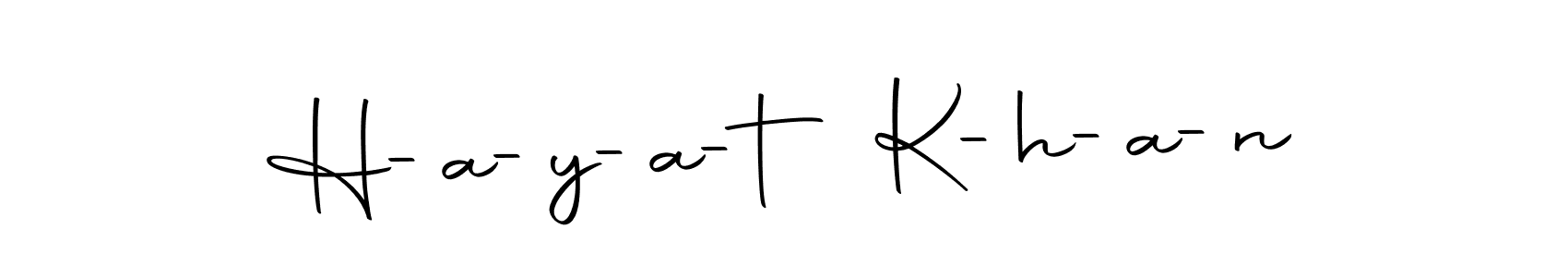 H-a-y-a-t K-h-a-n stylish signature style. Best Handwritten Sign (Autography-DOLnW) for my name. Handwritten Signature Collection Ideas for my name H-a-y-a-t K-h-a-n. H-a-y-a-t K-h-a-n signature style 10 images and pictures png