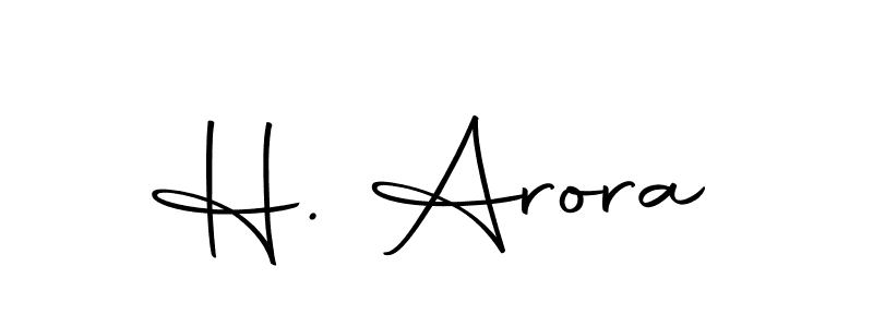 Make a beautiful signature design for name H. Arora. Use this online signature maker to create a handwritten signature for free. H. Arora signature style 10 images and pictures png