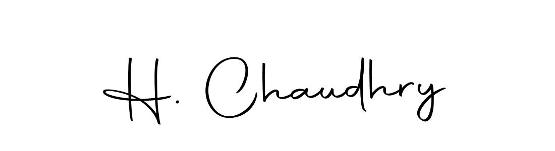 if you are searching for the best signature style for your name H. Chaudhry. so please give up your signature search. here we have designed multiple signature styles  using Autography-DOLnW. H. Chaudhry signature style 10 images and pictures png