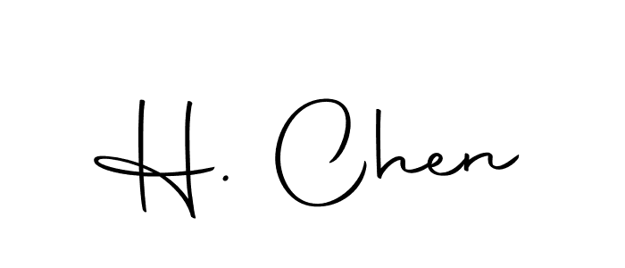 Use a signature maker to create a handwritten signature online. With this signature software, you can design (Autography-DOLnW) your own signature for name H. Chen. H. Chen signature style 10 images and pictures png
