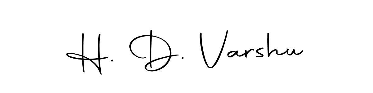 if you are searching for the best signature style for your name H. D. Varshu. so please give up your signature search. here we have designed multiple signature styles  using Autography-DOLnW. H. D. Varshu signature style 10 images and pictures png
