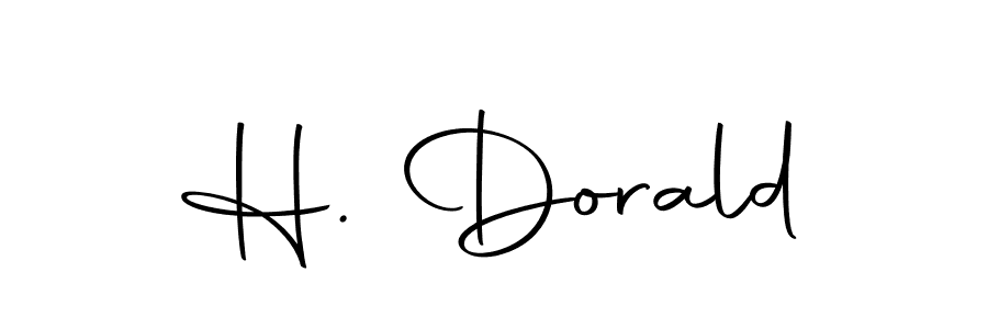 You should practise on your own different ways (Autography-DOLnW) to write your name (H. Dorald) in signature. don't let someone else do it for you. H. Dorald signature style 10 images and pictures png