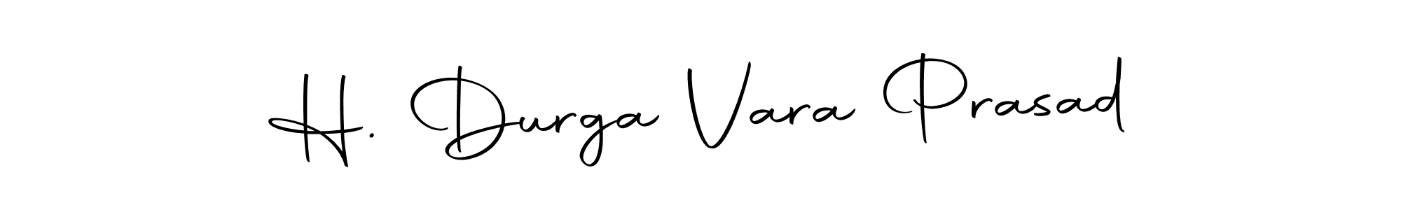 Make a beautiful signature design for name H. Durga Vara Prasad. With this signature (Autography-DOLnW) style, you can create a handwritten signature for free. H. Durga Vara Prasad signature style 10 images and pictures png