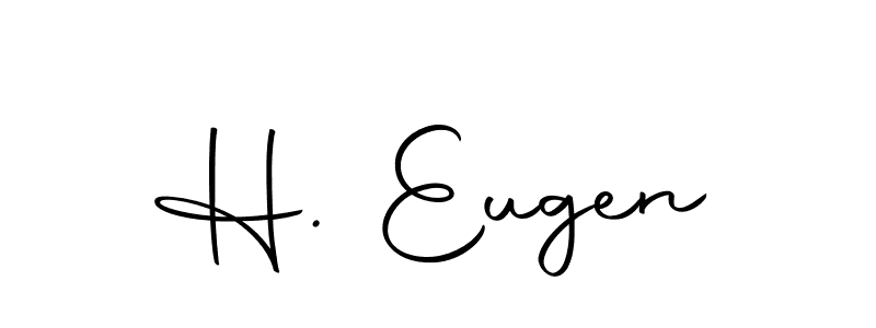 Make a beautiful signature design for name H. Eugen. With this signature (Autography-DOLnW) style, you can create a handwritten signature for free. H. Eugen signature style 10 images and pictures png