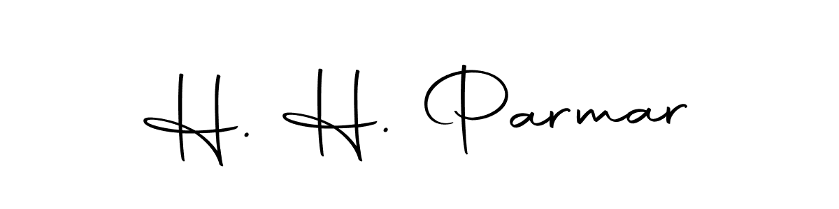 Best and Professional Signature Style for H. H. Parmar. Autography-DOLnW Best Signature Style Collection. H. H. Parmar signature style 10 images and pictures png