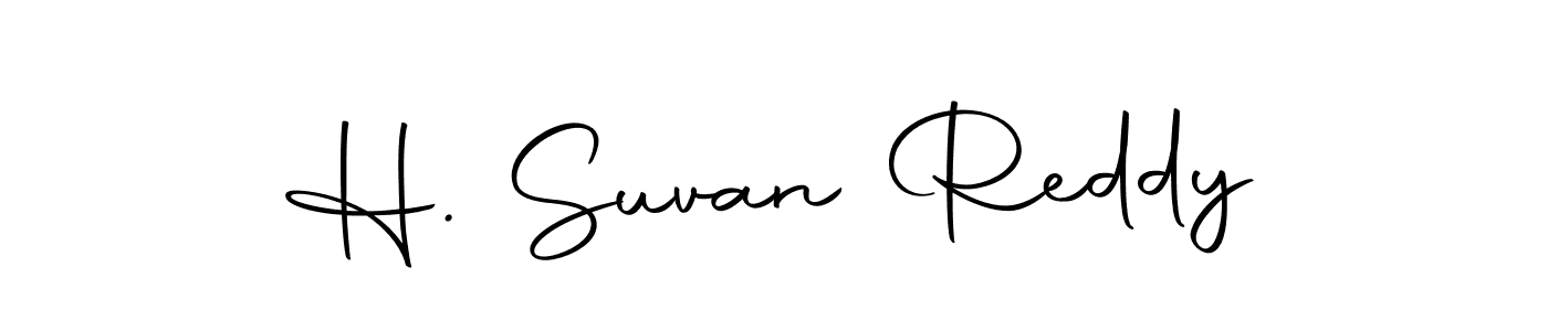 How to make H. Suvan Reddy signature? Autography-DOLnW is a professional autograph style. Create handwritten signature for H. Suvan Reddy name. H. Suvan Reddy signature style 10 images and pictures png