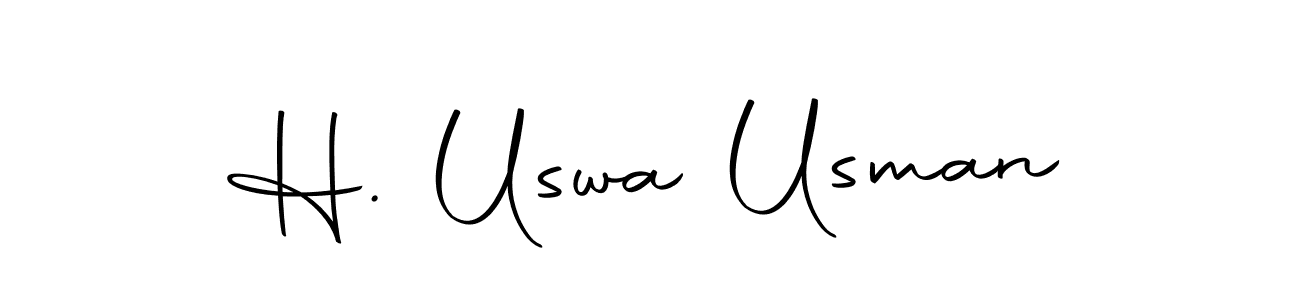 Make a short H. Uswa Usman signature style. Manage your documents anywhere anytime using Autography-DOLnW. Create and add eSignatures, submit forms, share and send files easily. H. Uswa Usman signature style 10 images and pictures png