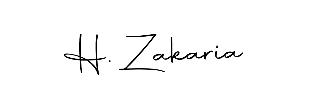 H. Zakaria stylish signature style. Best Handwritten Sign (Autography-DOLnW) for my name. Handwritten Signature Collection Ideas for my name H. Zakaria. H. Zakaria signature style 10 images and pictures png