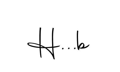 H...b stylish signature style. Best Handwritten Sign (Autography-DOLnW) for my name. Handwritten Signature Collection Ideas for my name H...b. H...b signature style 10 images and pictures png