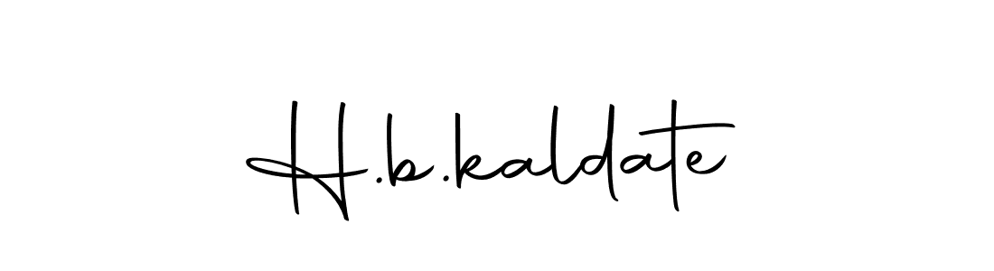 The best way (Autography-DOLnW) to make a short signature is to pick only two or three words in your name. The name H.b.kaldate include a total of six letters. For converting this name. H.b.kaldate signature style 10 images and pictures png