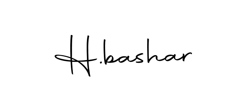 H.bashar stylish signature style. Best Handwritten Sign (Autography-DOLnW) for my name. Handwritten Signature Collection Ideas for my name H.bashar. H.bashar signature style 10 images and pictures png