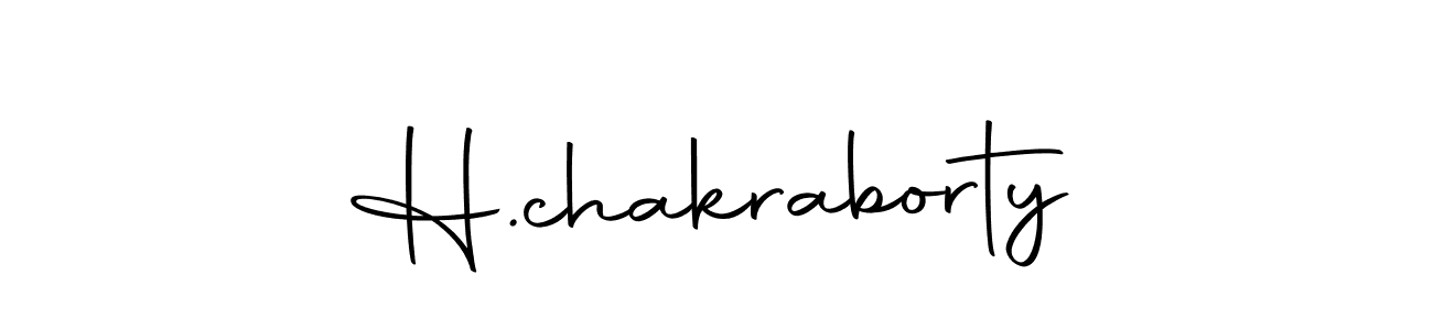 H.chakraborty stylish signature style. Best Handwritten Sign (Autography-DOLnW) for my name. Handwritten Signature Collection Ideas for my name H.chakraborty. H.chakraborty signature style 10 images and pictures png