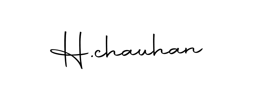 The best way (Autography-DOLnW) to make a short signature is to pick only two or three words in your name. The name H.chauhan include a total of six letters. For converting this name. H.chauhan signature style 10 images and pictures png