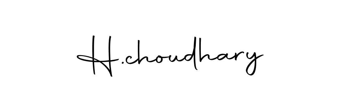 Make a beautiful signature design for name H.choudhary. Use this online signature maker to create a handwritten signature for free. H.choudhary signature style 10 images and pictures png