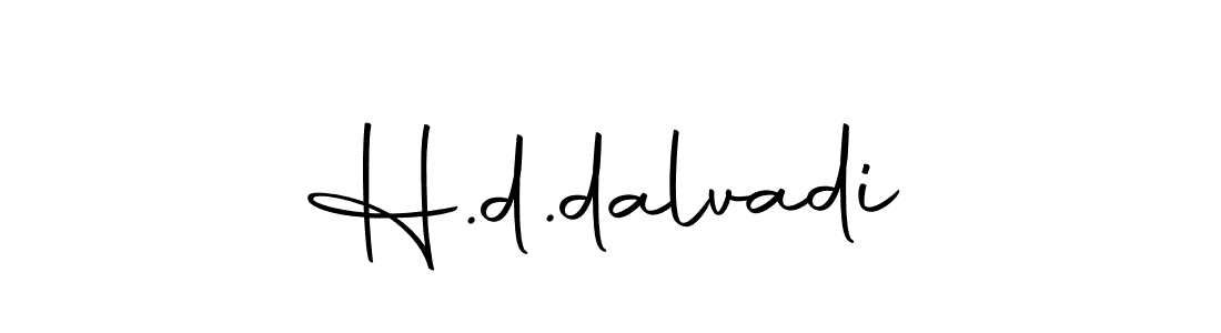 Design your own signature with our free online signature maker. With this signature software, you can create a handwritten (Autography-DOLnW) signature for name H.d.dalvadi. H.d.dalvadi signature style 10 images and pictures png