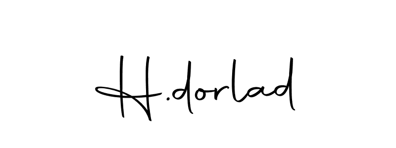 The best way (Autography-DOLnW) to make a short signature is to pick only two or three words in your name. The name H.dorlad include a total of six letters. For converting this name. H.dorlad signature style 10 images and pictures png