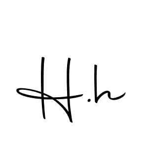 You should practise on your own different ways (Autography-DOLnW) to write your name (H.h) in signature. don't let someone else do it for you. H.h signature style 10 images and pictures png