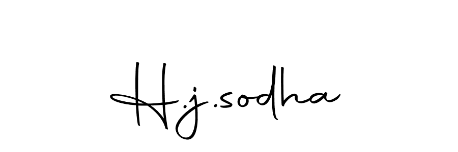 How to make H.j.sodha signature? Autography-DOLnW is a professional autograph style. Create handwritten signature for H.j.sodha name. H.j.sodha signature style 10 images and pictures png