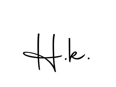 Use a signature maker to create a handwritten signature online. With this signature software, you can design (Autography-DOLnW) your own signature for name H.k.. H.k. signature style 10 images and pictures png