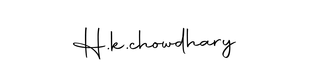 How to make H.k.chowdhary signature? Autography-DOLnW is a professional autograph style. Create handwritten signature for H.k.chowdhary name. H.k.chowdhary signature style 10 images and pictures png