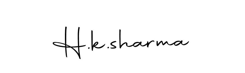 You can use this online signature creator to create a handwritten signature for the name H.k.sharma. This is the best online autograph maker. H.k.sharma signature style 10 images and pictures png