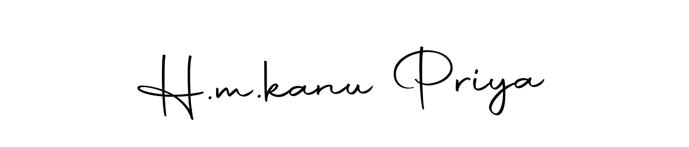 You can use this online signature creator to create a handwritten signature for the name H.m.kanu Priya. This is the best online autograph maker. H.m.kanu Priya signature style 10 images and pictures png