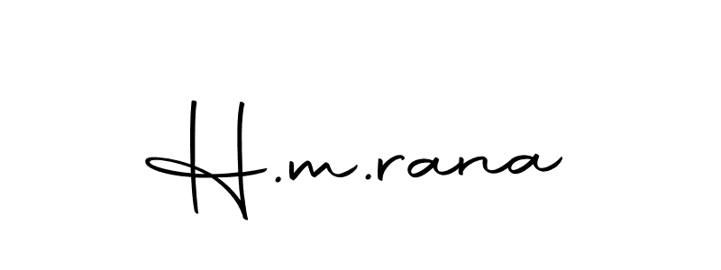 Use a signature maker to create a handwritten signature online. With this signature software, you can design (Autography-DOLnW) your own signature for name H.m.rana. H.m.rana signature style 10 images and pictures png