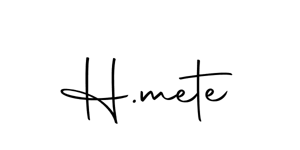 Use a signature maker to create a handwritten signature online. With this signature software, you can design (Autography-DOLnW) your own signature for name H.mete. H.mete signature style 10 images and pictures png