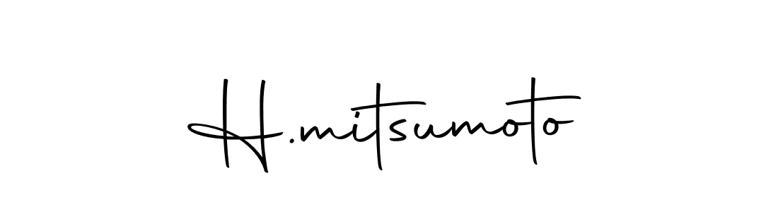 The best way (Autography-DOLnW) to make a short signature is to pick only two or three words in your name. The name H.mitsumoto include a total of six letters. For converting this name. H.mitsumoto signature style 10 images and pictures png