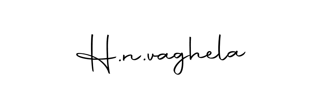 How to make H.n.vaghela name signature. Use Autography-DOLnW style for creating short signs online. This is the latest handwritten sign. H.n.vaghela signature style 10 images and pictures png