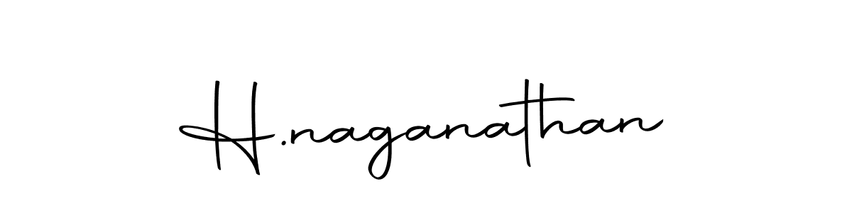 How to make H.naganathan name signature. Use Autography-DOLnW style for creating short signs online. This is the latest handwritten sign. H.naganathan signature style 10 images and pictures png