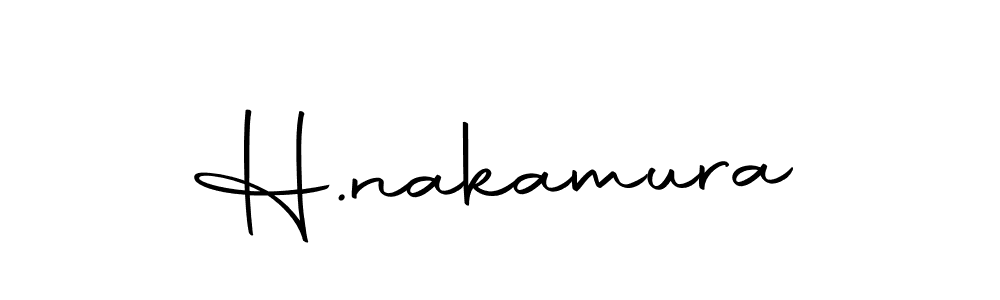 How to make H.nakamura name signature. Use Autography-DOLnW style for creating short signs online. This is the latest handwritten sign. H.nakamura signature style 10 images and pictures png