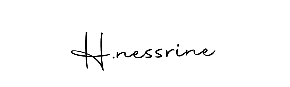 Also we have H.nessrine name is the best signature style. Create professional handwritten signature collection using Autography-DOLnW autograph style. H.nessrine signature style 10 images and pictures png