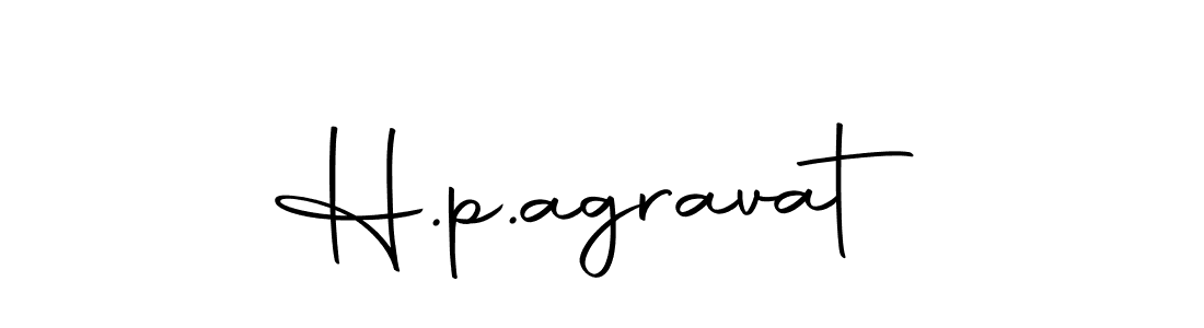 Design your own signature with our free online signature maker. With this signature software, you can create a handwritten (Autography-DOLnW) signature for name H.p.agravat. H.p.agravat signature style 10 images and pictures png