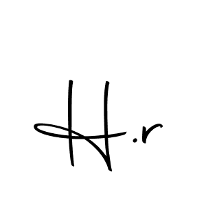 Make a beautiful signature design for name H.r. With this signature (Autography-DOLnW) style, you can create a handwritten signature for free. H.r signature style 10 images and pictures png