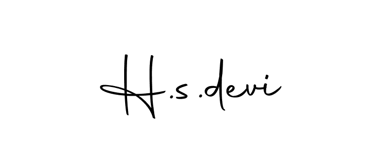 The best way (Autography-DOLnW) to make a short signature is to pick only two or three words in your name. The name H.s.devi include a total of six letters. For converting this name. H.s.devi signature style 10 images and pictures png