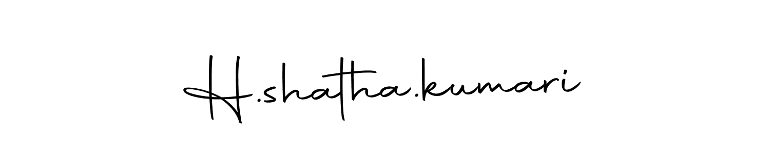 Autography-DOLnW is a professional signature style that is perfect for those who want to add a touch of class to their signature. It is also a great choice for those who want to make their signature more unique. Get H.shatha.kumari name to fancy signature for free. H.shatha.kumari signature style 10 images and pictures png