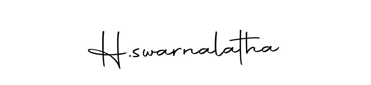 How to make H.swarnalatha signature? Autography-DOLnW is a professional autograph style. Create handwritten signature for H.swarnalatha name. H.swarnalatha signature style 10 images and pictures png