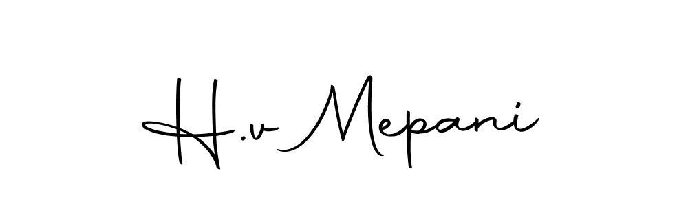 Similarly Autography-DOLnW is the best handwritten signature design. Signature creator online .You can use it as an online autograph creator for name H.v Mepani. H.v Mepani signature style 10 images and pictures png