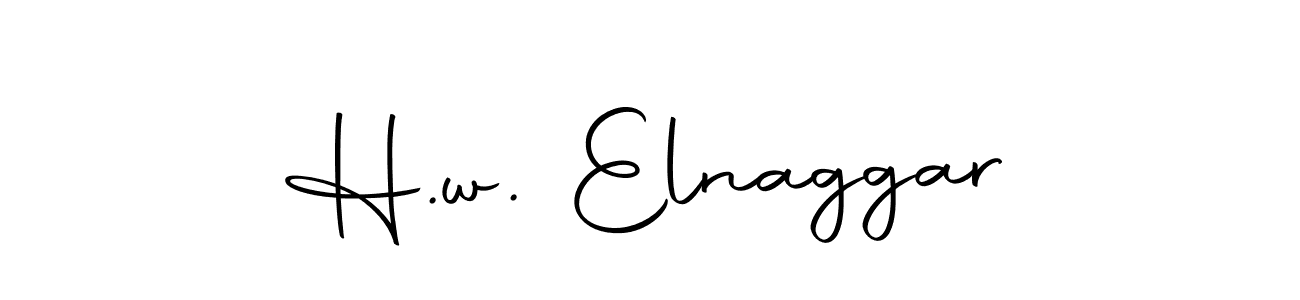 Also we have H.w. Elnaggar name is the best signature style. Create professional handwritten signature collection using Autography-DOLnW autograph style. H.w. Elnaggar signature style 10 images and pictures png