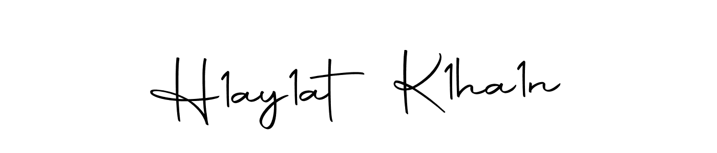 Create a beautiful signature design for name H1ay1at K1ha1n. With this signature (Autography-DOLnW) fonts, you can make a handwritten signature for free. H1ay1at K1ha1n signature style 10 images and pictures png