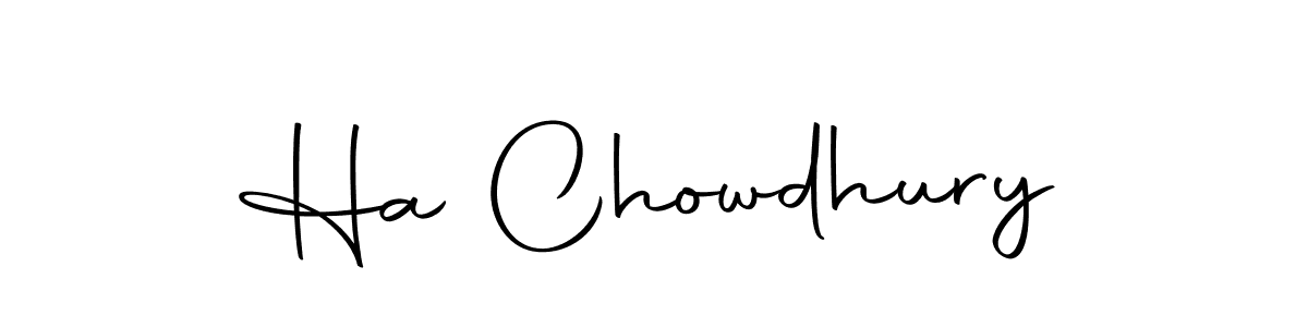 How to make Ha Chowdhury signature? Autography-DOLnW is a professional autograph style. Create handwritten signature for Ha Chowdhury name. Ha Chowdhury signature style 10 images and pictures png