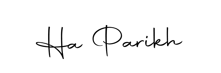 Make a beautiful signature design for name Ha Parikh. With this signature (Autography-DOLnW) style, you can create a handwritten signature for free. Ha Parikh signature style 10 images and pictures png